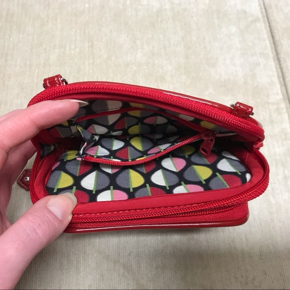 VB On the Square Crossbody in Tango Red - Picture 3 of 9